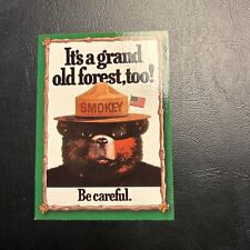 Jb3b 1996 Smokey Bear Collector #38 It’s A Grand Old Forest To Be Careful