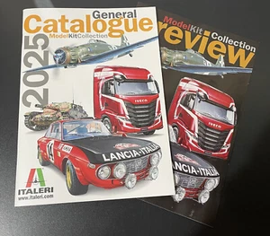 ITALERI 2025 PLASTIC MODELS 2x CATALOGUES KATLOGS BROCHURES SET - Zdjęcie 1 z 14