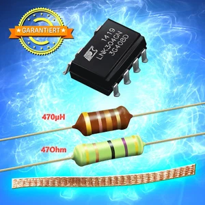 LNK304GN + Widerstand 47 Ohm 3W + Drossel 470µH + Lötzlitze 5cm, AEG, Bosch - Bild 1 von 5