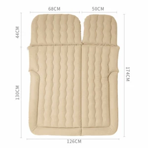 Inflatable Bed Mattress Travel Car Truck Back Seat Sleeping Beds Air Pump - Picture 1 of 39
