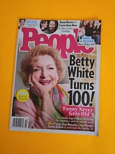 PEOPLE Magazine January 2022 No label Betty White Keanu Reeves Interviews - Picture 1 of 6