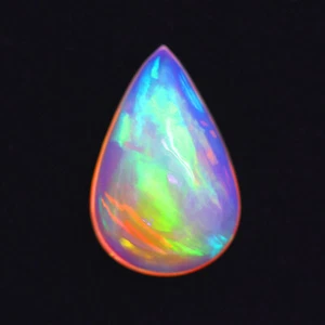 6.79ct Water Clean Body! Terrific Multicolor Play Solid Crystal Welo Opal 17x11 - Picture 1 of 4