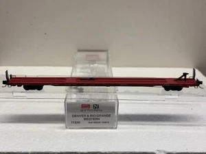 N Scale Micro Trains MTL 71530 Denver & Rio Grande Western DRGW 105019 Flat Car - Picture 1 of 4