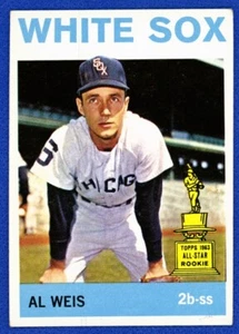 1964 Topps Baseball # 168 Al Weis Chicago White Sox en muy buen estado - Imagen 1 de 2