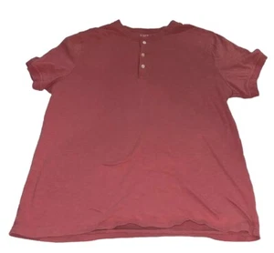 J. Camisa Crew Slub Algodón XL Rosa Manga Corta - Imagen 1 de 5