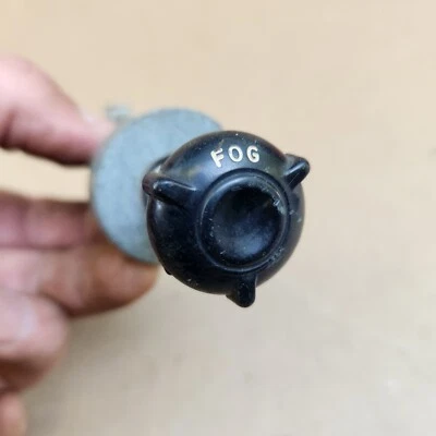 Pontiac GM 1951 1952 accesorio luz antiniebla interruptor perilla raro Chieftain Streamliner Foto 1 de 4