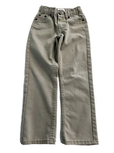 Levis Boys 511 Slim 7 Regular (22x20) Khaki colored jeans Boys Adjustable waist - Picture 1 of 17