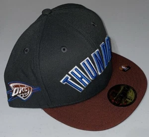 New Era Oklahoma City OKC Thunder 2022-23 City Edition 59Fifty Sz 7 5/8 Cap Hat - Picture 1 of 4