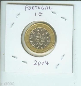 2004 1€ 1 € PORTUGAL 1 Euro Bimetallic coin !!!!!!!!!!! - Picture 1 of 2