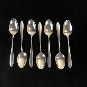 Lasting Spring By Heirloom Sterling 4" Espresso Spoons, Set Of 7 - Picture 1 of 9