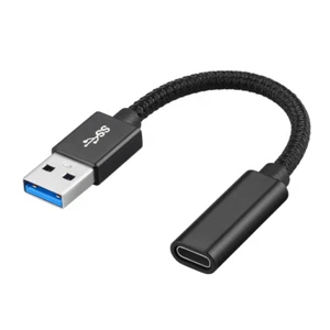 3A USB 3.0 A Stecker auf Typ C Buchse Verlängerung graues Kabel für Macbook Dell - 0,1 m - Bild 1 von 8