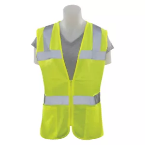Girl Power Women's Type R Class 2 High-Vis Lime Safety Vest - S720 - Picture 1 of 3