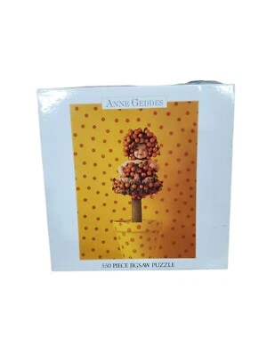 Novo Quebra-cabeça Vintage Ceaco Anne Geddes Orange Tree Baby 550 Peças 1997 - Imagem 1 de 3