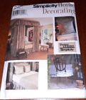 Simplicity Home Decorating Sewing Patterns #9206 New