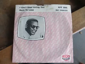 I CANT STOP LOVING YOU RAY CHARLES SINGLE RECORD - Picture 1 of 2