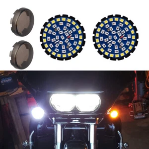 2X 1157 Turn Signal Running Light For Harley Street Glide 14-18 Road King 07-18 - Picture 1 of 11