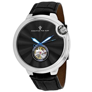 Christian Van Sant Men's Cyclone Automatic Black Dial Watch - CV0146 - Picture 1 of 1
