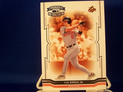 2005 Throwback Threads Baltimore Orioles Baseball Card #281 Cal Ripken  - Image 1 of 2
