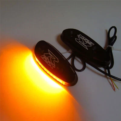 LED Signal Mirror Block Off Base Plate GSXR Black For Suzuki Gsxr 600 750 01-04 - Image 1 of 4