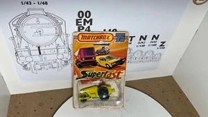 Matchbox Superfast #21 Rod Roller- black rear wheels on card - Bild 1 von 4