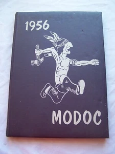 1956 MODOC HIGH SCHOOL YEARBOOK ALTURAS, CALIFORNIA UNMARKED - Bild 1 von 1