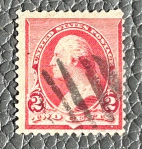 USA 1894 2 Cent George Washington Briefmarke gebraucht (A) - Bild 1 von 2