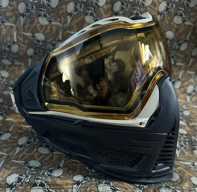 Push Unite Paintball Goggles Mask Black/Tan with Case - Image 1 of 4