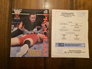 WWF Programm #219 The Undertaker Carbondale PA November 1993 - Bild 1 von 12