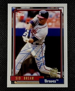 Sid Bream 2012 Topps Archives Fan Favorites Auto #FFA-SBR ATLANTA BRAVES - Picture 1 of 2