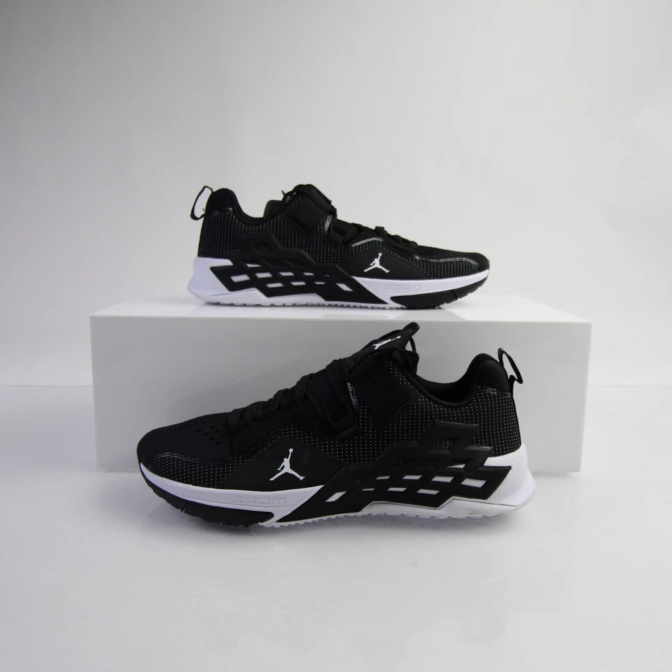 Zapatos de entrenamiento cruzado Air Jordan Alpha para hombre negros/blancos nuevos sin caja Foto 1 de 1