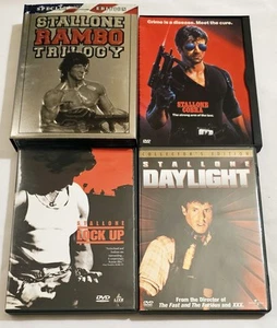 Cobra, Rambo Trilogie, Tageslicht & Lock Up DVD Sylvester Stallone Filmklassiker - Bild 1 von 6