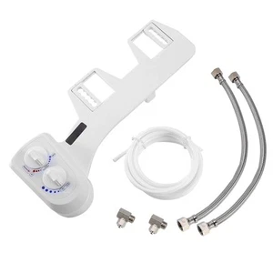 Sedile WC Bidet Non Elettrico Autopulente Doppia Temperatura Spray Acqua - Foto 1 di 12
