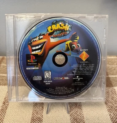 Crash Bandicoot Warped (Sony PlayStation 1 PS1, 1998) Tested Working - Image 1 of 4