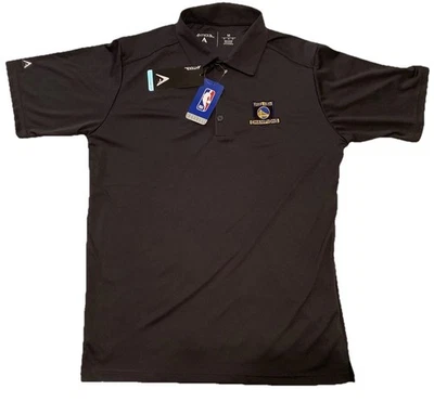 GOLDEN STATE WARRIORS NBA CHAMPION POLO PARA HOMBRE MEDIANO ANTIGUA - NUEVO CON ETIQUETAS - CARBÓN/HUMO Foto 1 de 4