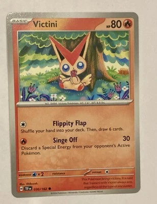 Victini 030/162 Sv05: Temporal Forces Pokémon Card - Image 1 of 2