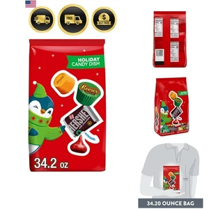 Assortimento di caramelle al cioccolato sacchetto sfuso confezione regalo caramelle natalizie - Foto 1 di 9