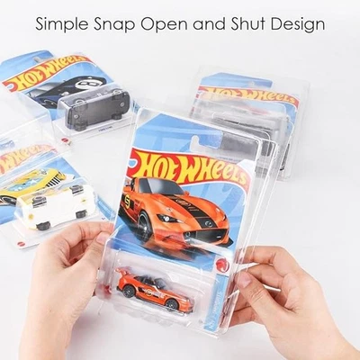 50 Pack Protector Case Plastic Display For Hot Wheels & Matchbox Basic Cars 1:64 - Image 1 of 4