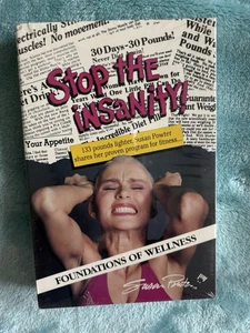 Susan Powter Stop The Insanity Foundations of Wellness Cassette 1993 NEW SEALED - Picture 1 of 2