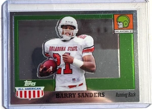 BARRY SANDERS 2005 TOPPS ALL AMERICAN CHROME #401/555 -LIONS!! - Picture 1 of 2
