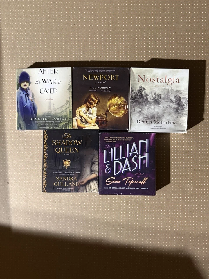 Lot of 5 HISTORICAL FICTION Unabridged Audio Books on CD NEW Foto 1 de 1
