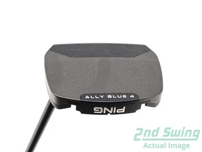 Ping PLD Milled AllyBlue 4 Gunmetal Putter Strong Arc Graphite Left 35.0in - Image 1 of 4
