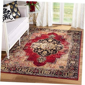  Vintage Hamadan Collection Area Rug - 5'3" x 7'6", Red & Multi, Oriental  - Picture 1 of 6