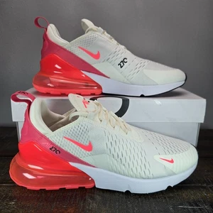 Nike Air Max 270 Womens Size 11 Running Shoes Sail Aster Pink AH6789-122 - Picture 1 of 12
