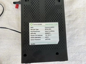 CenturyLink C1100Z ZyXEL Wireless Router Modem - Afbeelding 1 van 9