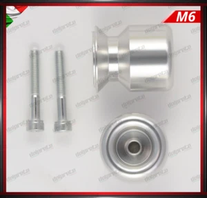 COPPIA NOTTOLINI M6 ARGENTO SUPPORTI CAVALLETTO ACCESSORIO ALZAMOTO UNIVERSALI - Bild 1 von 1