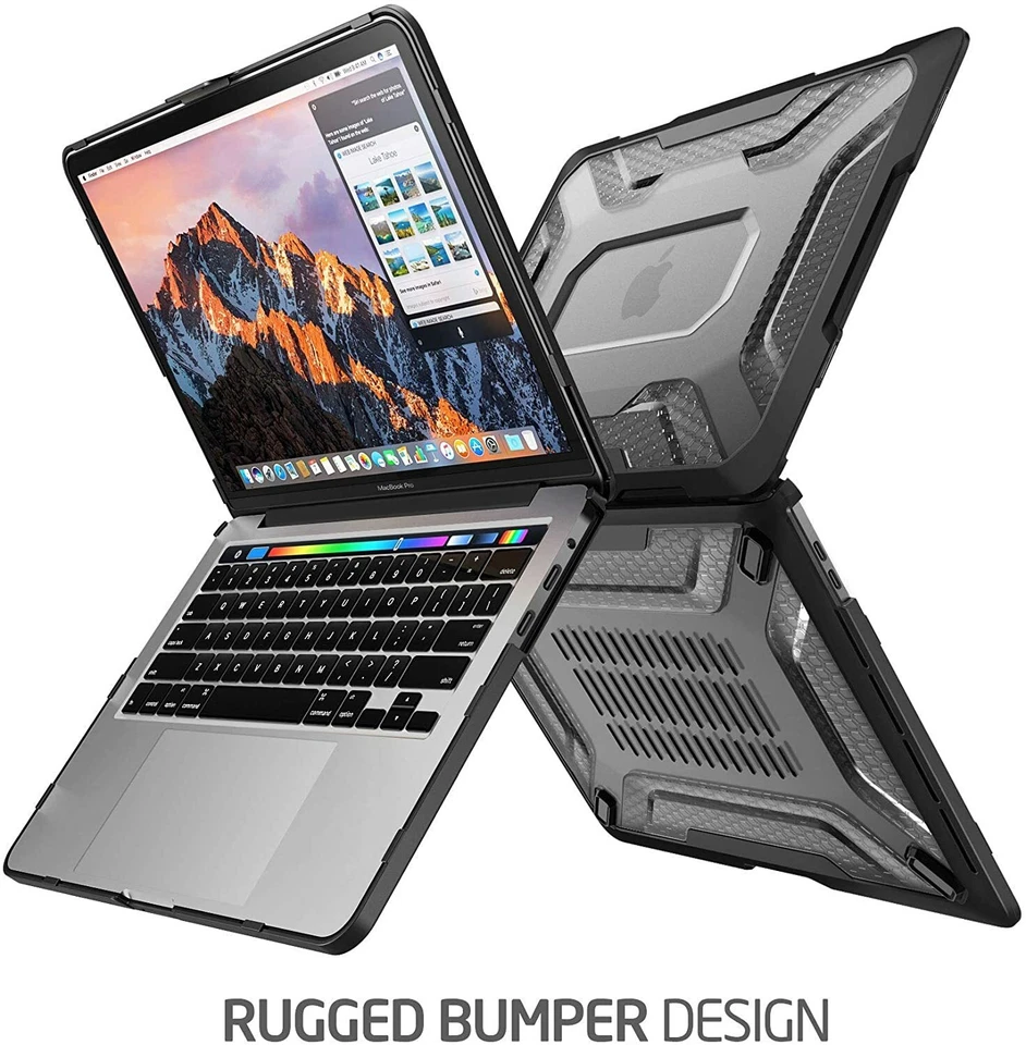 SUPCASE New for 2020 Apple MacBook Pro 13" Rugged Laptop Case TPU Bumper Cover - Image 1 of 4