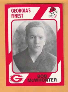 Bob McWhorter Georgia Bulldogs 1989 Card #11 Barnesville GA - Picture 1 of 2