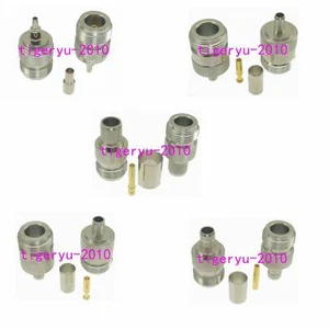 Connector N Female Jack Crimp For RG316 RG174/RG58 RG142/RG8X/RG5 RG6/RG8 LMR400 - Picture 1 of 25