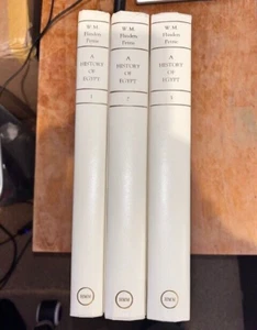 A History of Egypt Parts 1-3 (Flinders Petrie-1913) 1991 Reprint White Binding - Foto 1 di 8