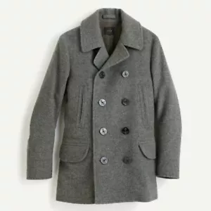NWT-XL-J.Crew Dock Peacoat - Antique Pewter - Picture 1 of 5